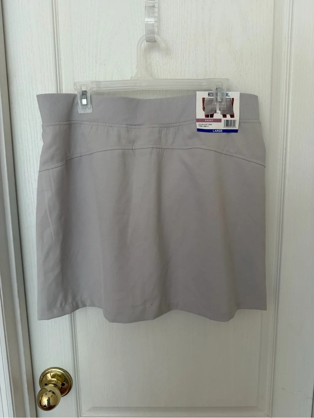 NWT 32 Degrees Cool Woman’s Skort Color:Light Gray Item # 1846713, Sz L
